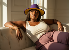 Load image into Gallery viewer, Purple / Yellow Bottom "Ryan Aaron"