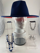 Load image into Gallery viewer, Navy Blue / Red Bottom